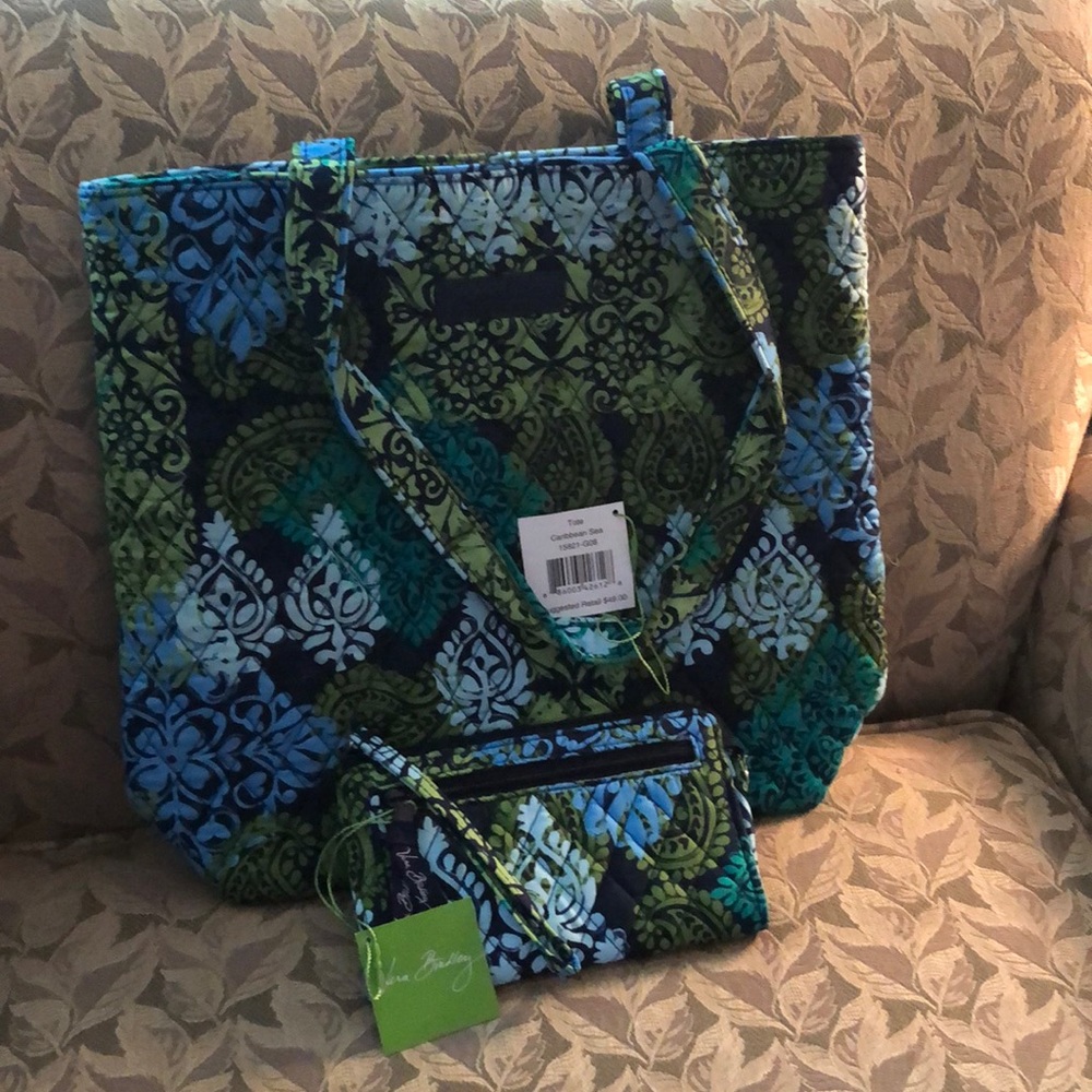 Vera Bradley Tote and wallet